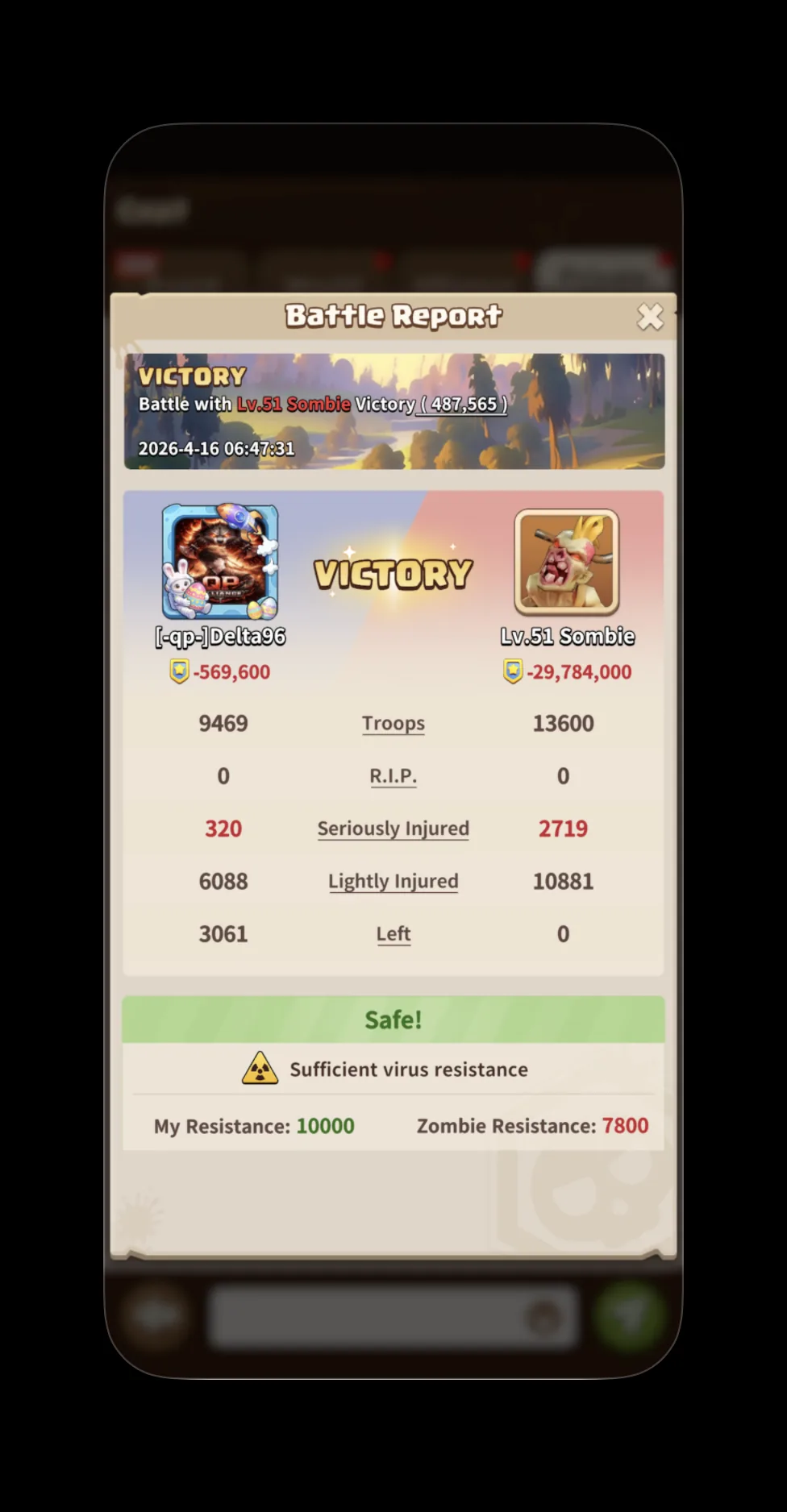 F3 battle report
