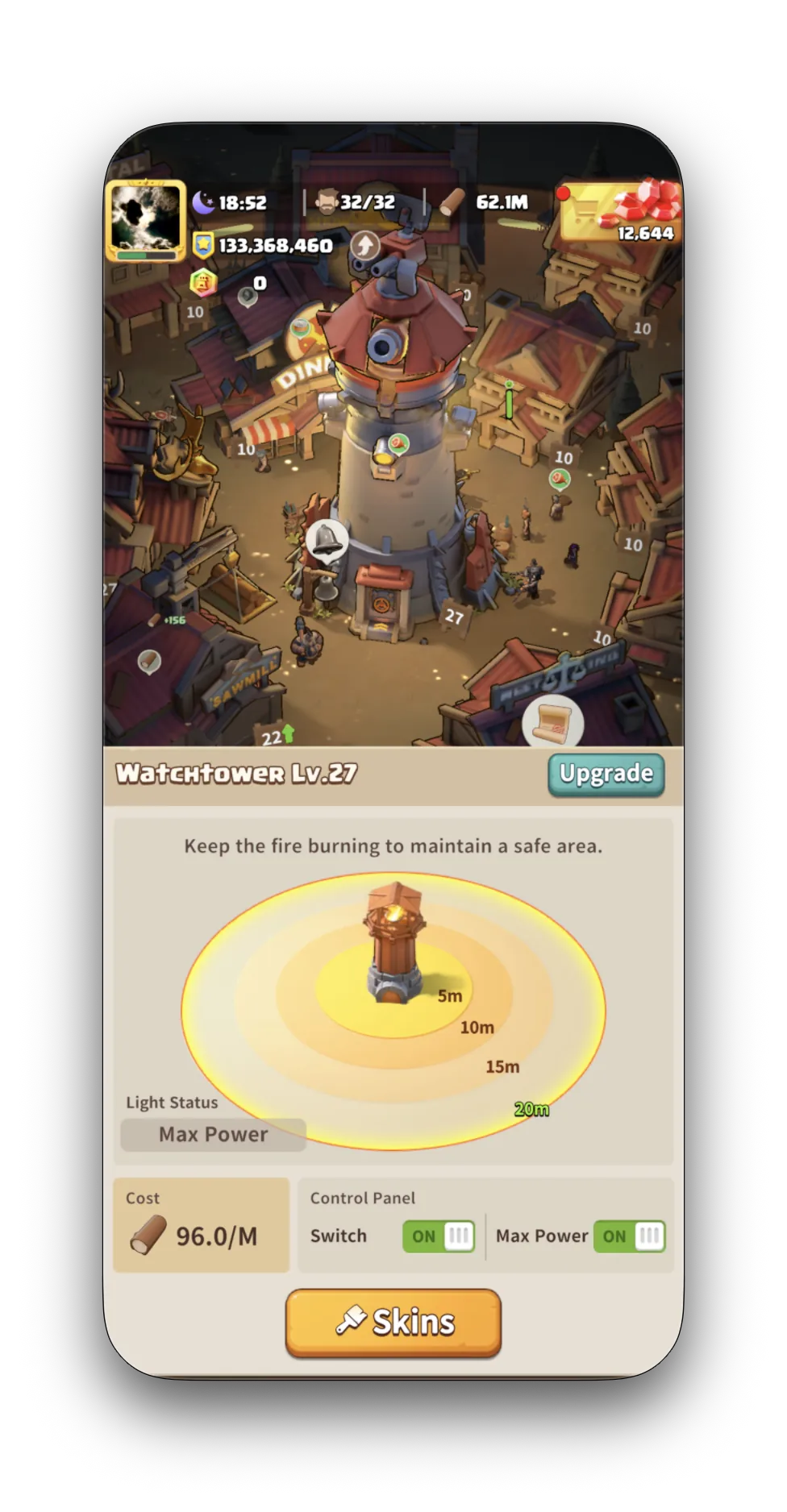 CerealKiller's Watchtower at Level 27 — S497